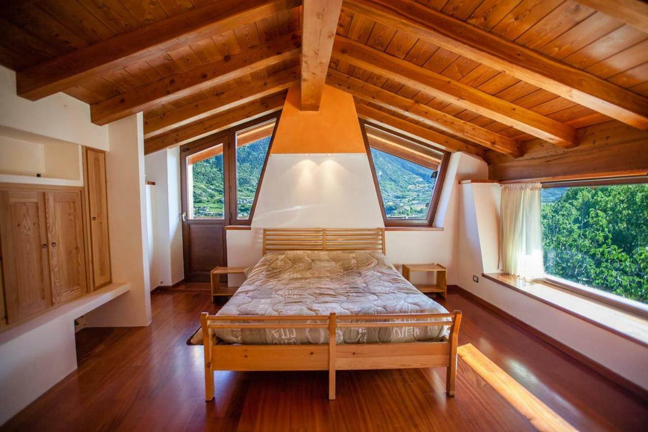 Apartamento Casa Panoramica Aosta Exterior foto