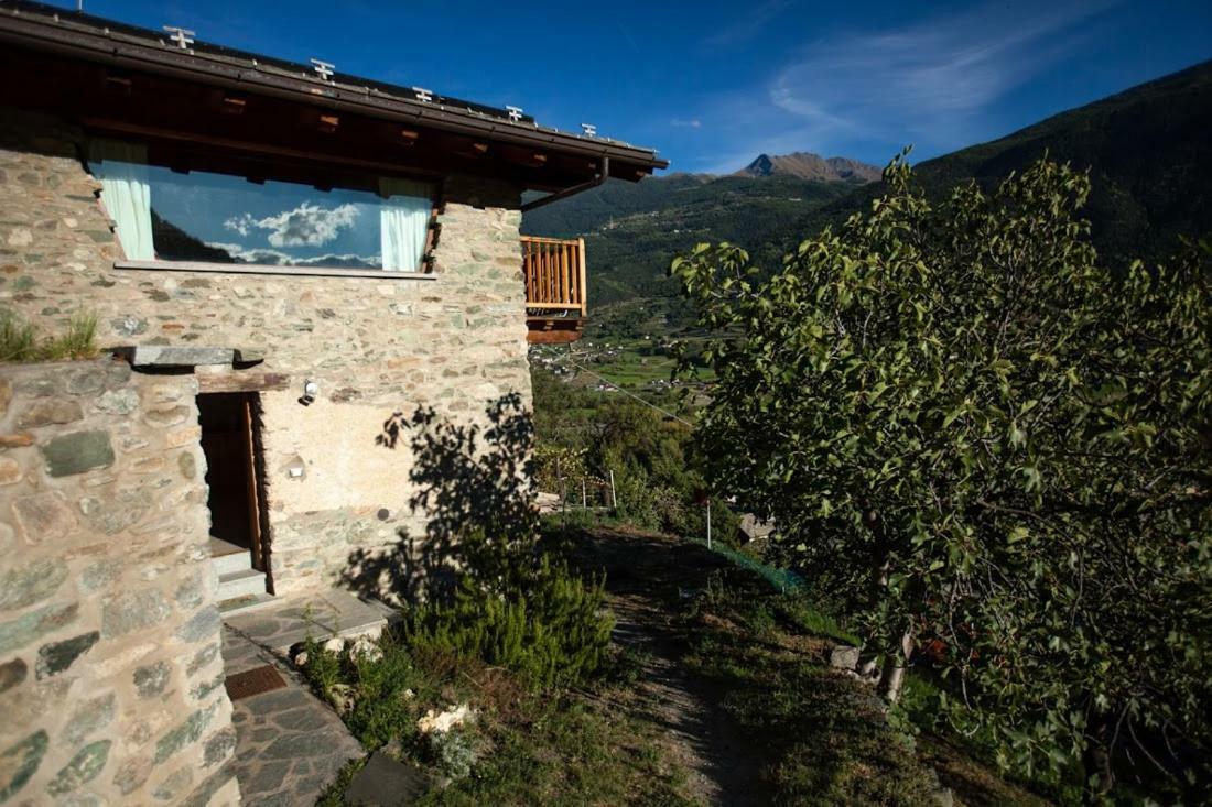 Apartamento Casa Panoramica Aosta Exterior foto